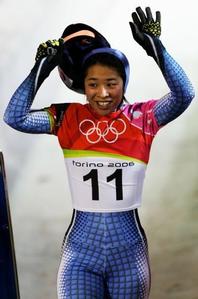 Skeleton athlete Eiko Nakayama