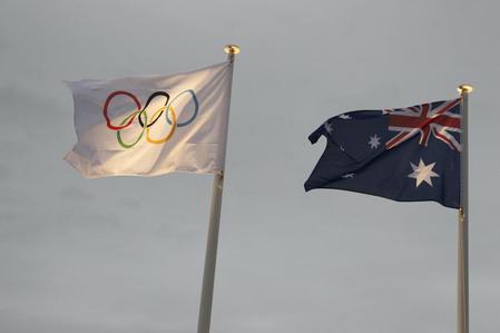Australian & Olympic Flag