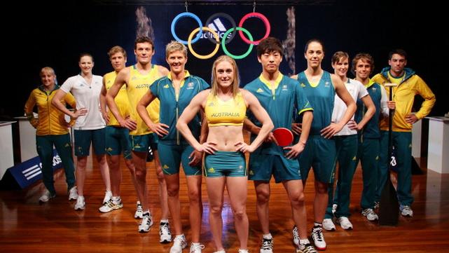 Australian Olympic Team uniform catwalk