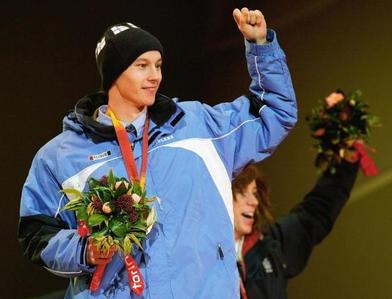 Halfpipe bronze winner Markku Koski