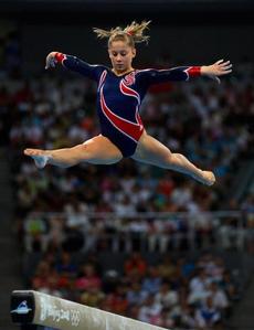 Gold for Shawn Johnson