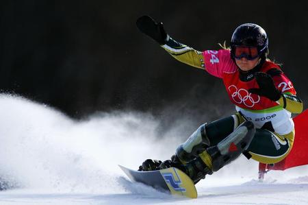 Joh Shaw slalom snowboarding