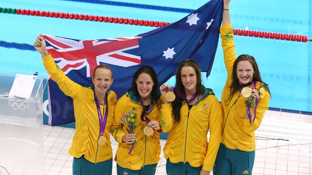 Australia's first gold medal
