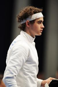 Todd in Fencing Relay