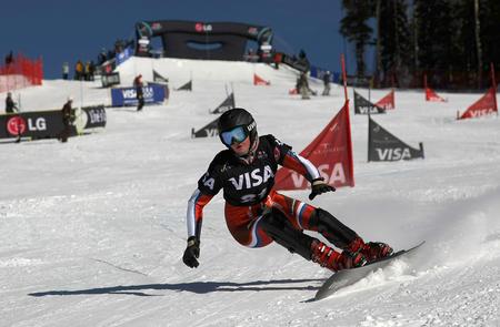 Snowboard Parallel Slalom Racing