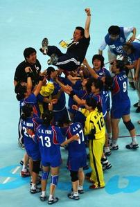 South Korean coach is celebrated