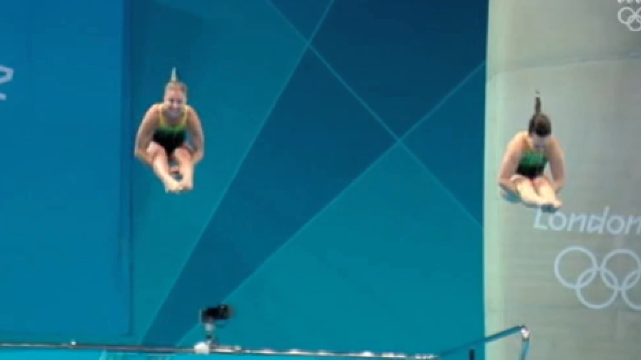 Women's 3m Platform Synchronised Diving Final - Day 2 London 2012