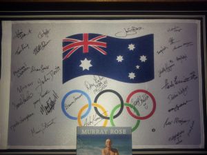 Signed Olympic Flag