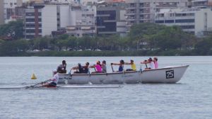 Rowing with Rio locals