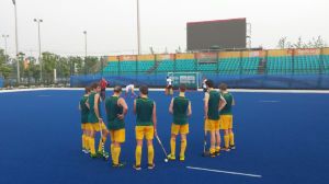 Hockey Team Watches Shoot-Out