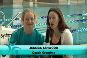 Grandma nurtures future swimming champion