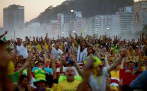 Brazilians Turn Out As National Team Faces Cameroon