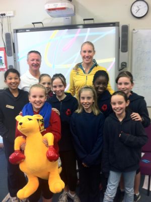 Crow celebrates Olympic Day in Canberra