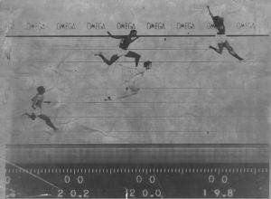 Photo Finish of Men's 200m Mexico 1968