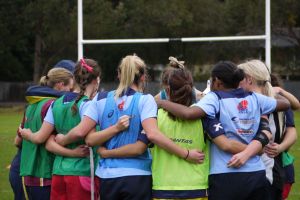 Rugby Sevens Camp - Team Huddle 