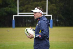 Head Coach Scott Bowen at Sevens Camp