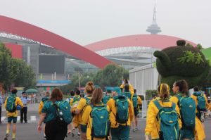 Athletics team hits the track