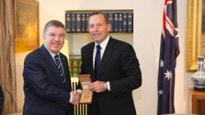 Bach visits Australia to talk Olympic bid