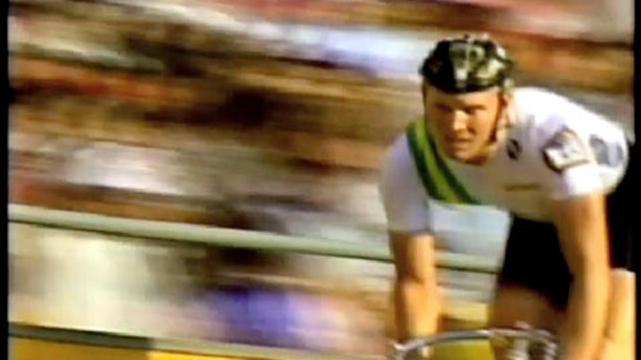 Gary Neiwand Competes in the Match Sprint