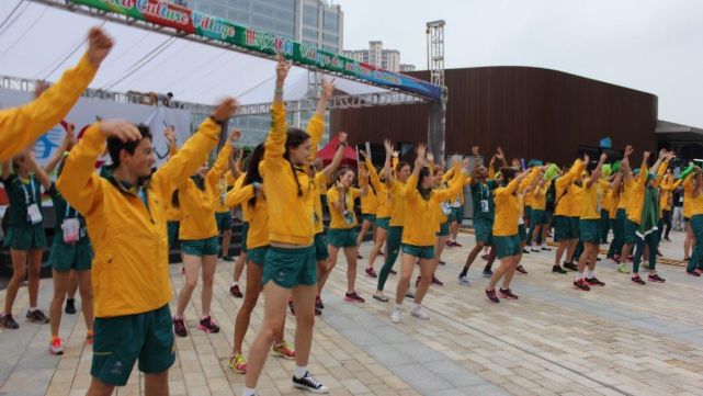 #GoAUS Flashmob in the Youth Olympic Village