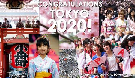 Congratulations Tokyo 2020