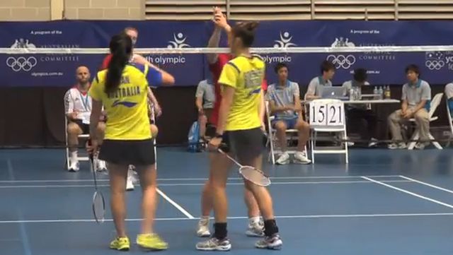 Encouraging win for Australian badminton pair on Day 1