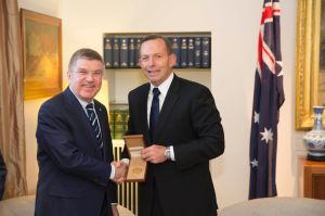 Thomas Bach and Tony Abbott