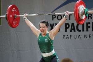 Ropati-Frost in action at 2015 Pacific Games