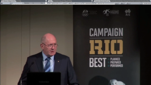 Sir Peter Cosgrove speaks to Campaign Rio 
