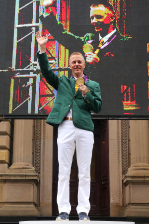 Jared Tallent Gold Medal Presentation