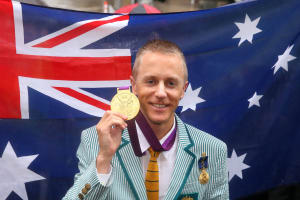 Jared Tallent Gold Medal Presentation
