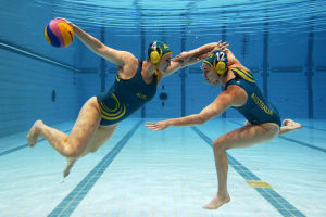 Australian Olympic Water Polo Team Portrait Session