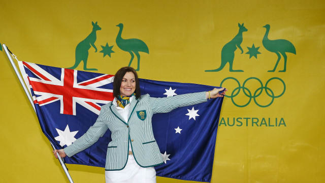 2016 Australian Olympic Team Flagbearer - Anna Meares