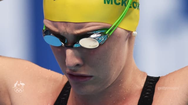 What will Taylor McKeown's coach say to her before the final?