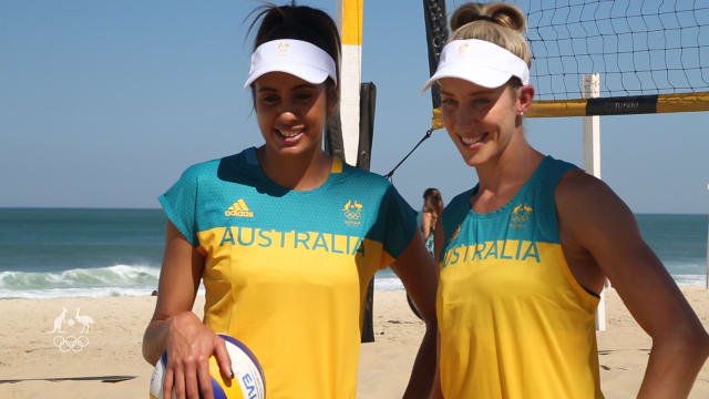 Beach Volleyballers excited to hit the court in Rio
