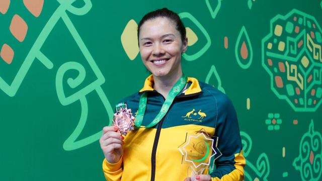 Hock wins bronze at Ashgabat 2017