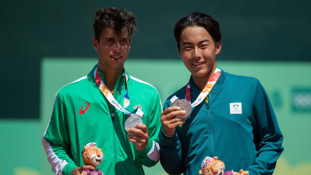 Rinky Hijikata wins international doubles tennis