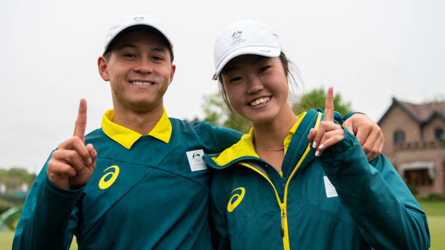 Australia's golden golf duo