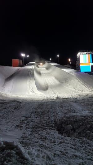 The halfpipe shapes up