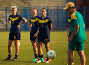 Finishing touches for Aussie footballers