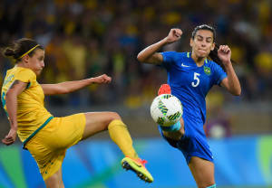 Brazil v Australia - Quarterfinal: Women's Football - Olympics: Day 7