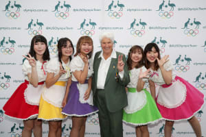 Dawn Fraser and J-Pop band - Uncle Tetsu's Cheesecake Shop