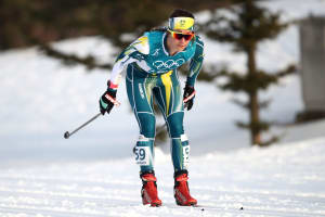 Jess Yeaton in women's Skiathlon