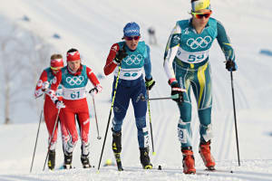 Jess Yeaton in action in the women's Skiathlon