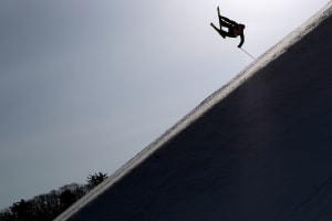 Russ Henshaw in Ski Slopestyle qualifications