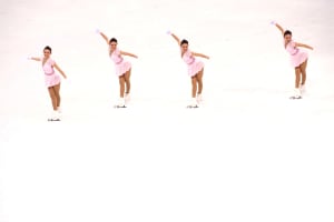 Kailani Craine in the women's Figure Skating Short Program