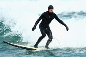 James Matheson surfing at PyeongChang 2018