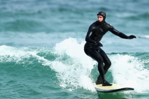 Rohan Chapman-Davies surfing at PyeongChang 2018