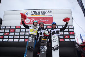 Adam Lambert won his first World Cup medal with silver in Val Thorens