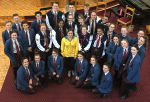 London 2012 Olympian Jayde Taylor presenting to yr 11 & 12 students from John Septimus Roe Anglican Community School about the importance of commitment and dedication to your goals and always believing in yourself 